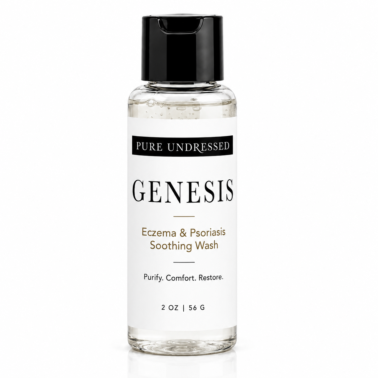 PURE UNDRESSED GENESIS ECZEMA & PSORIASIS SOOTHING WASH