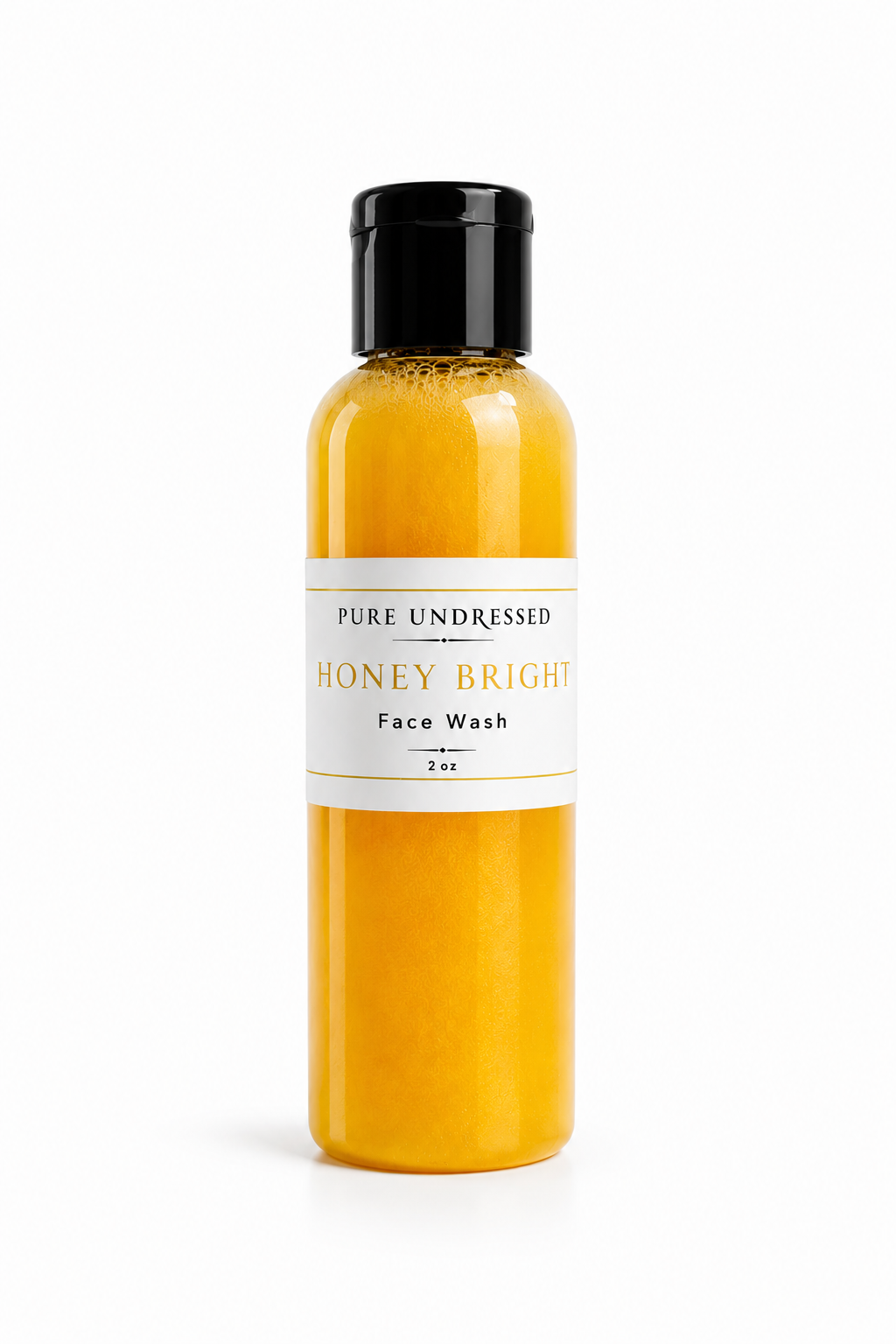PURE UNDRESSED HONEY BRIGHT FACE WASH