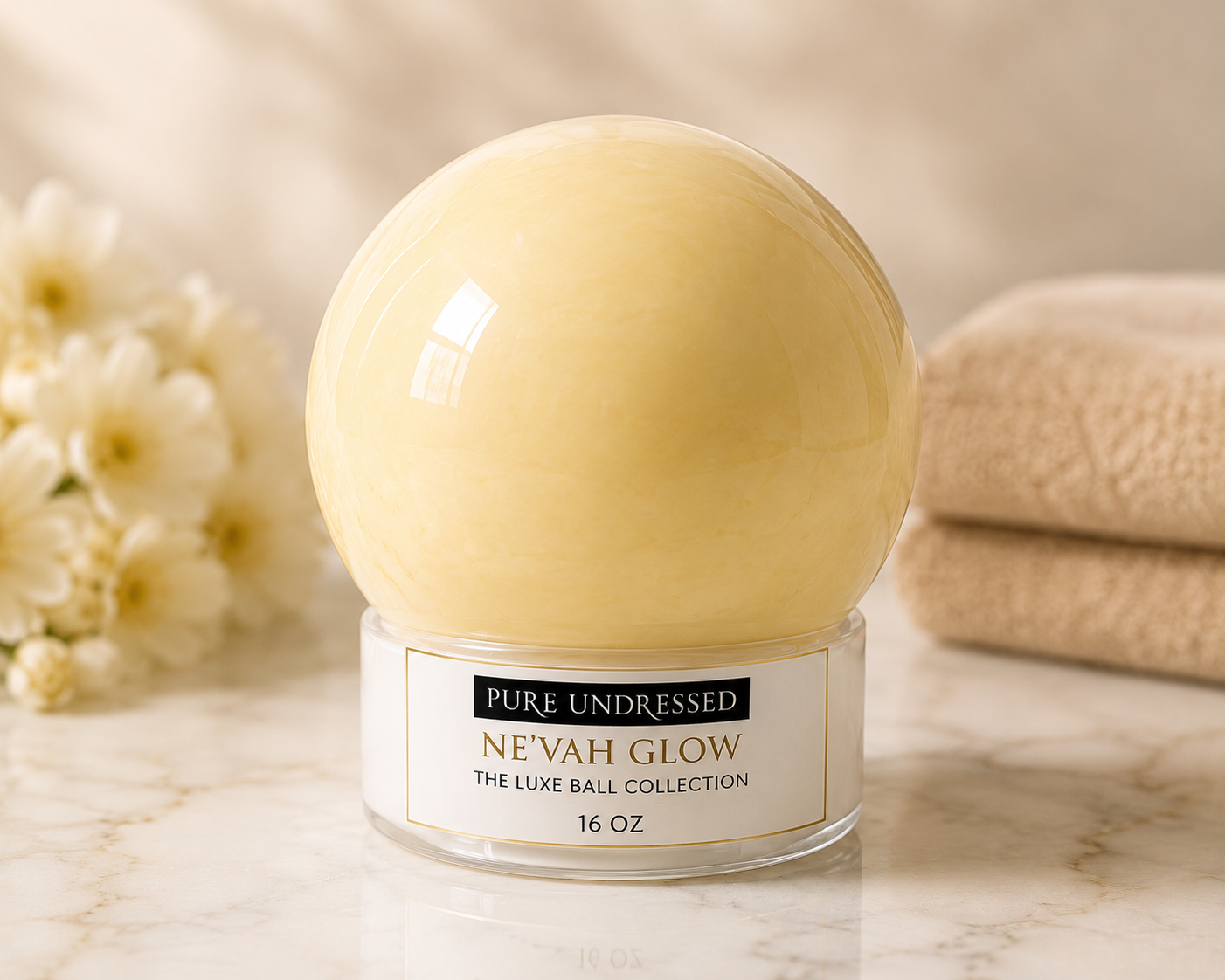 Sunday New Pure Undressed Ne’Vah Family Size Glow Ball 16 oz