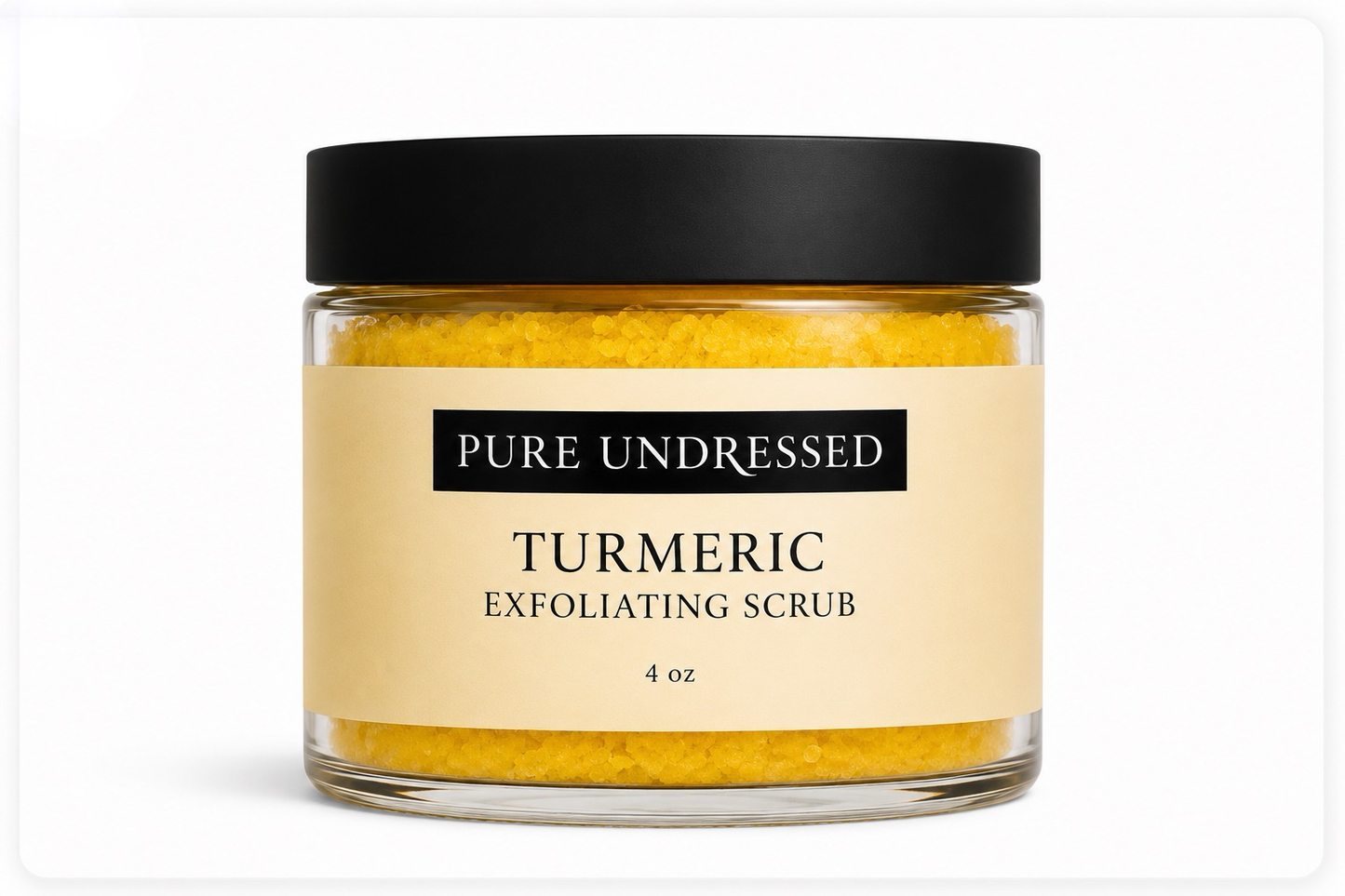 PURE UNDRESSED TURMERIC EXFOLIATING SCRUB