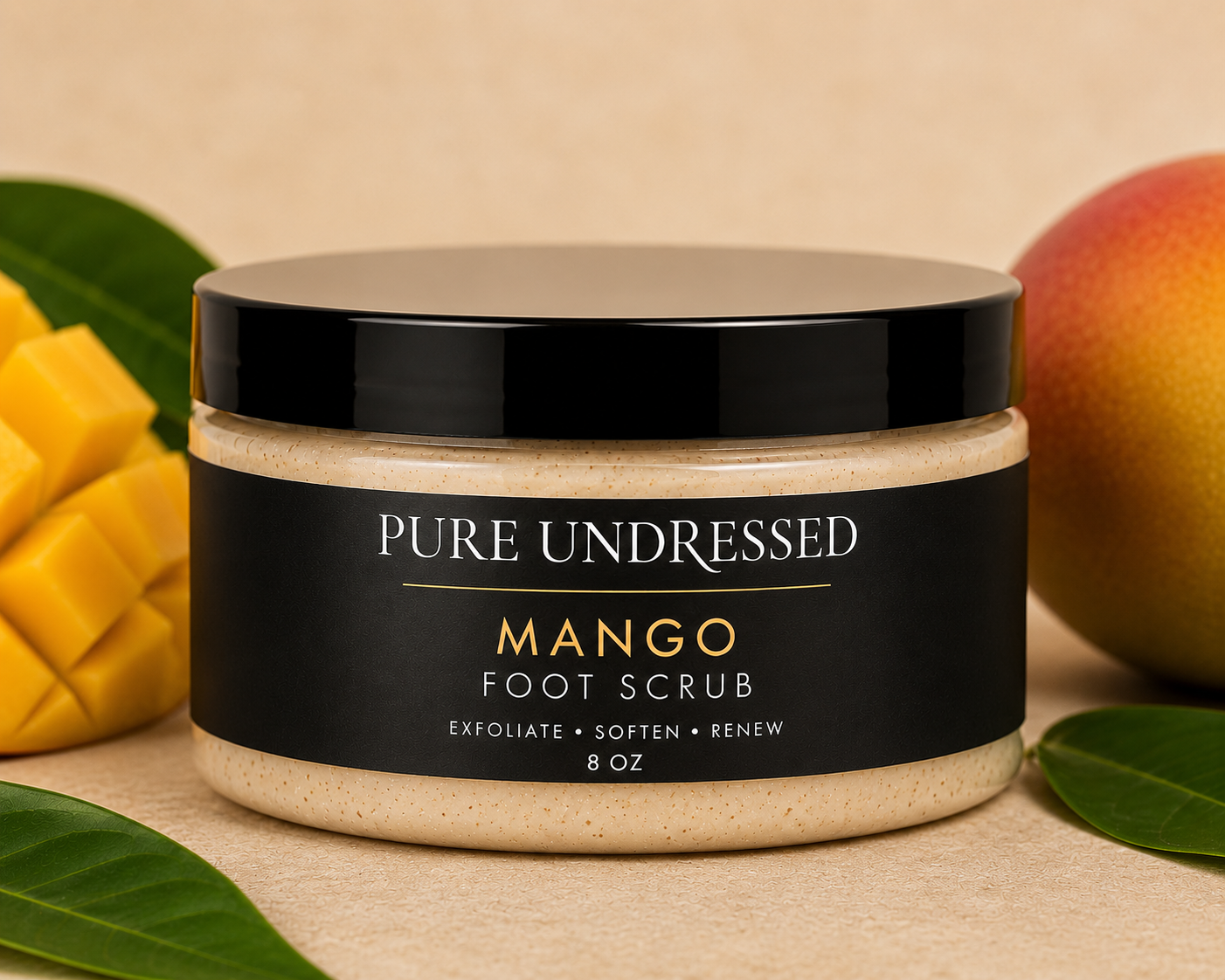 PURE UNDRESSED MANGO FOOT SCRUB
