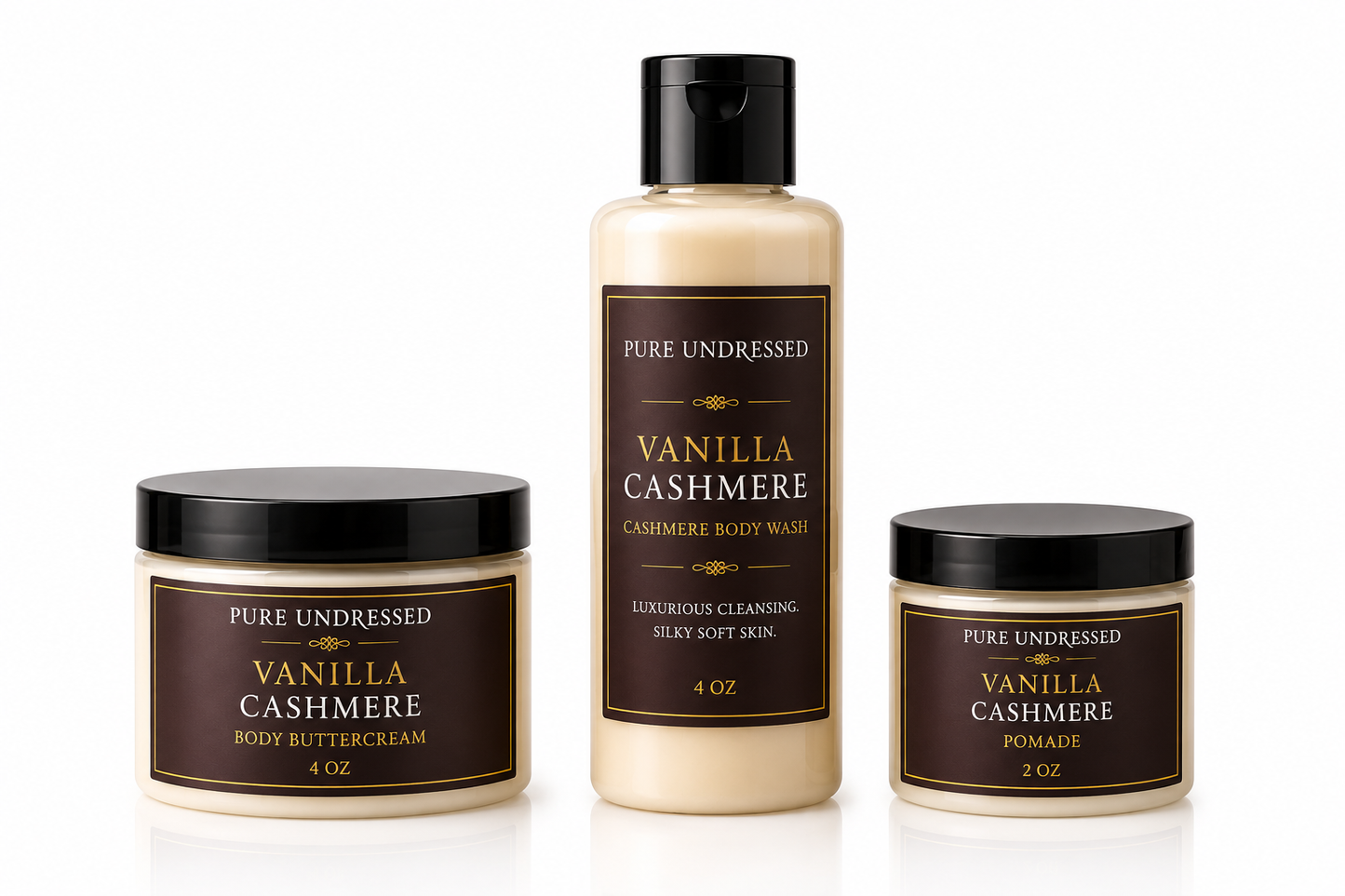 PURE UNDRESSED VANILLA CASHMERE COLLECTION