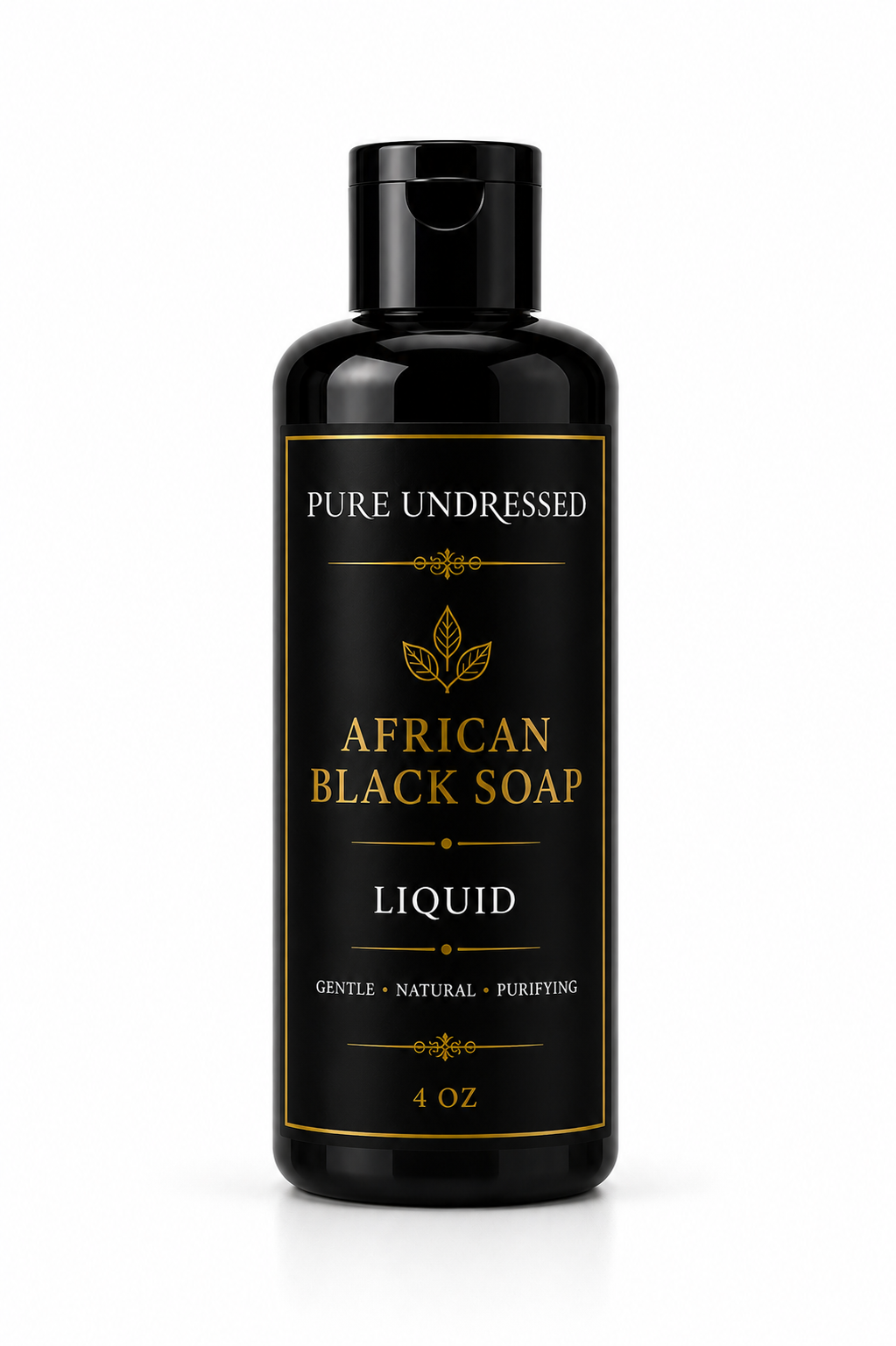 PURE UNDRESSED AFRICAN BLACK SOAP LIQUID
