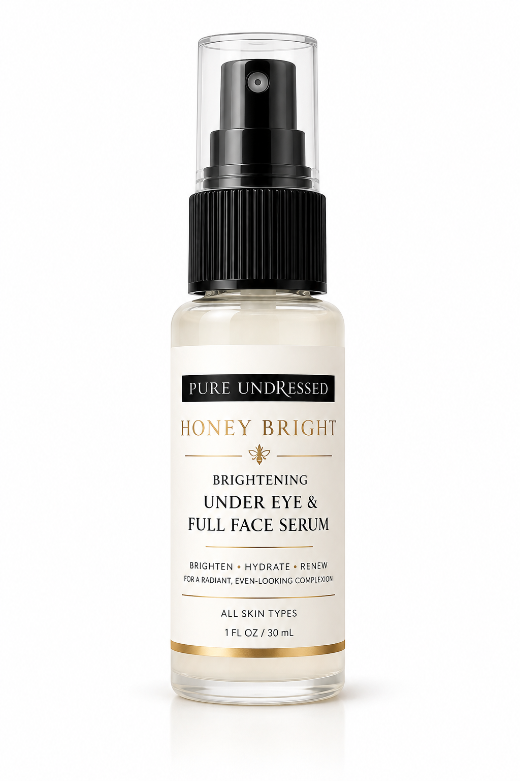 Friday Pure Undressed Honey Bright Under Eye & Full Face Serum
