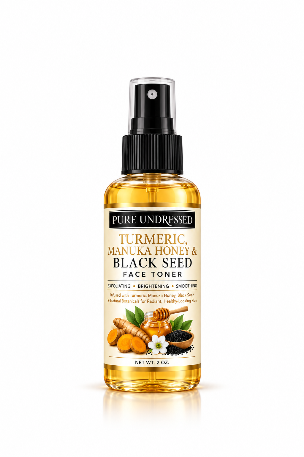 9/11 Turmeric, Manuka Honey & Black Seed Face Toner