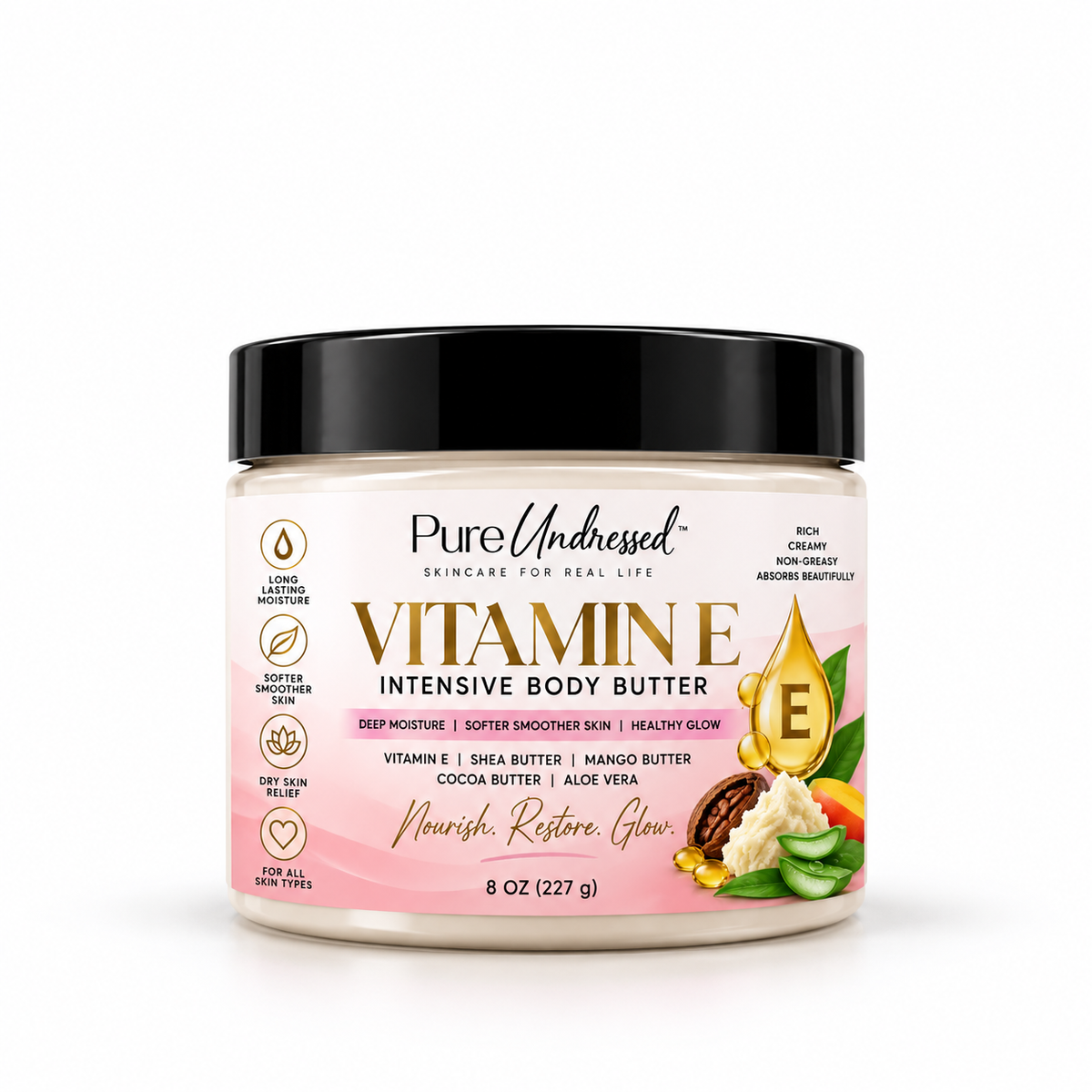 Pure Undressed Vitamin E Intensive Body Butter