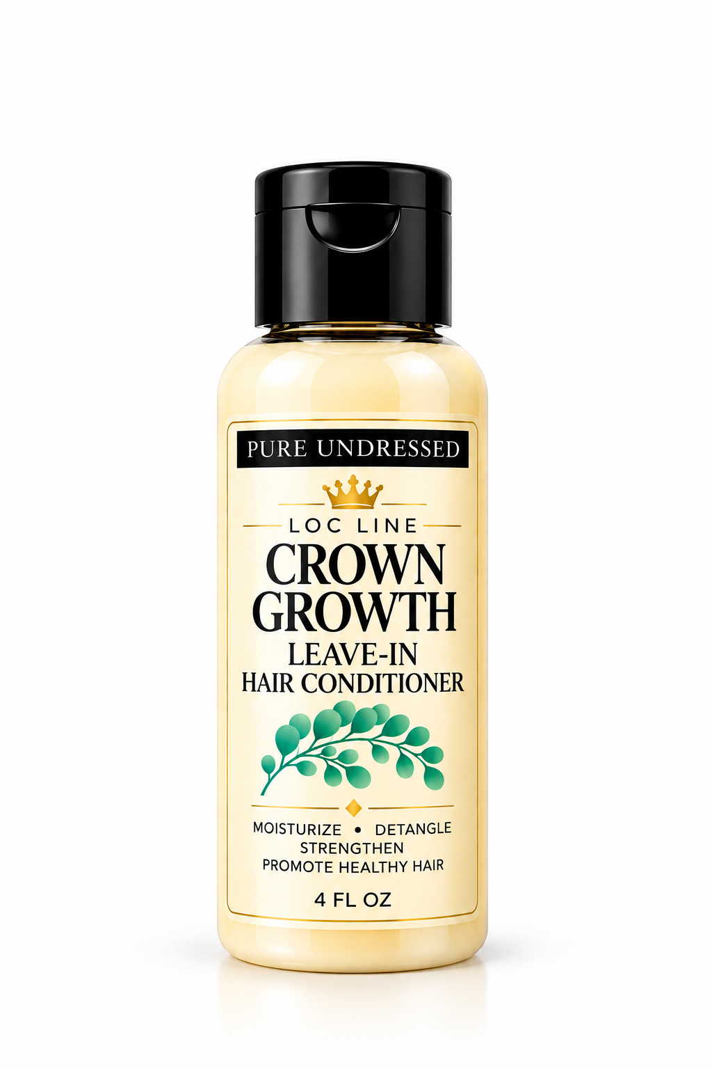 Loc Line Crown Growth Leave In Hair Conditioner 4 oz
